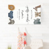 Banderoles Animaux de fête Safari Anniversaire Bienvenue (En situation)