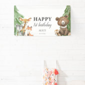 Banderoles Animaux des bois 1er anniversaire (Insitu)