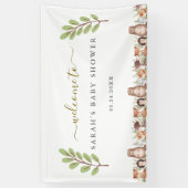 Banderoles Animaux forestiers des bois (Vertical)