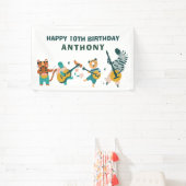 Banderoles Animaux musicaux Anniversaire (Insitu)