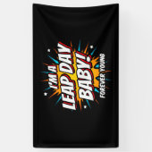 Banderoles Année bissextile Anniversaire 29 février Jour biss (Vertical)