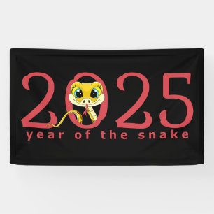Banderoles Année chinoise du serpent