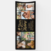 Banderoles Anniversaire 14 Collage de photos Années dans la f (Vertical)