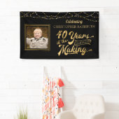 Banderoles Anniversaire 40 ans | 40 ANS DANS LA FABRICATION D (En situation)