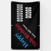 Banderoles Anniversaire 70 ans (Vertical)