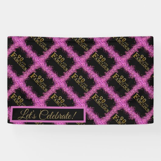 Banderoles Anniversaire 90 ans (Horizontal)