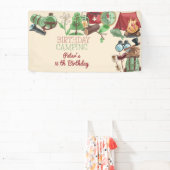 Banderoles Anniversaire camping nature randonnée pour enfants (Insitu)