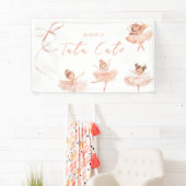 Banderoles Anniversaire de Ballerine Mignonne en Tutu (En situation)