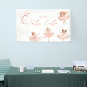 Banderoles Anniversaire de Ballerine Mignonne en Tutu (Salon professionnel)