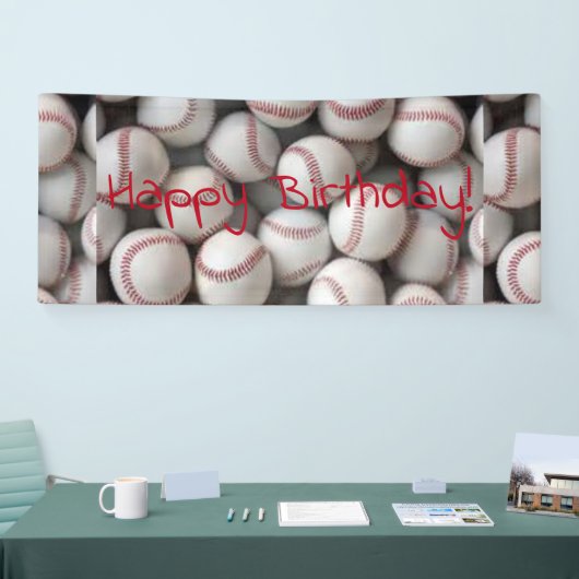 Banderoles anniversaire de base-ball (Salon professionnel)