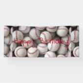 Banderoles anniversaire de base-ball (Horizontal)