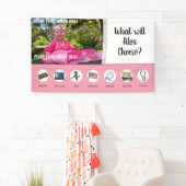 Banderoles Anniversaire de Coréen de Doljabi Doljanchi Dol ęr (En situation)