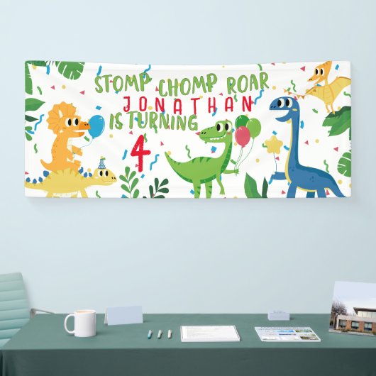 BANDEROLES ANNIVERSAIRE DE DINOSAUR (Salon professionnel)