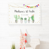 Banderoles Anniversaire de Fiesta Cactus (Insitu)