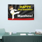 Banderoles Anniversaire de garçon de ceinture de jaune de (Salon professionnel)