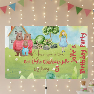Banderoles Anniversaire de Goldilocks