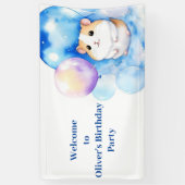 Banderoles Anniversaire de Hamster (Vertical)