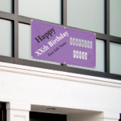 Banderoles Anniversaire de la fête surprise (Bâtiment extérieur)