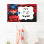 Banderoles Anniversaire de la fille de la coccinelle (En situation)