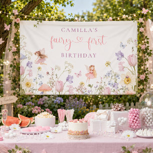 Banderoles Anniversaire de la première année de la fée à l'aq