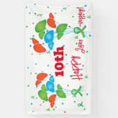 Banderoles Anniversaire de la transplantation du foie Partie  (Vertical)