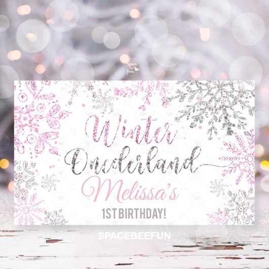Banderoles Anniversaire de l'Onederland d'hiver