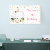 Banderoles Anniversaire de l'or rose petit Citrouille (Salon professionnel)