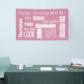 Banderoles Anniversaire de maman (Salon professionnel)