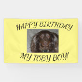 Banderoles Anniversaire de mon chien (Horizontal)