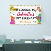 Banderoles Anniversaire de premier anniversaire de style mexi (Salon professionnel)