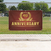 Banderoles anniversaire de quarante ans (En situation)