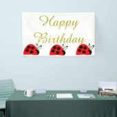 Banderoles Anniversaire de Red Ladybug (Salon professionnel)