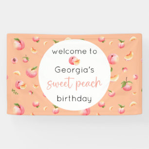 Banderoles Anniversaire de Sweet Peach