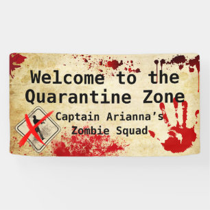 Banderoles Anniversaire de Zombie Apocalypse   Bioaléa d'Hall