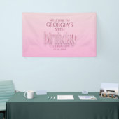 Banderoles Anniversaire des diamants roses (Salon professionnel)