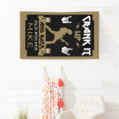 Banderoles Anniversaire des Rockers de 80 ans (En situation)