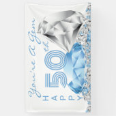 Banderoles Anniversaire Diamant (Vertical)