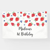 Banderoles Anniversaire du bleuet fraise (Horizontal)