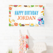 Banderoles Anniversaire du camion de nourriture de Sesame Str (En situation)