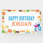 Banderoles Anniversaire du camion de nourriture de Sesame Str (Horizontal)