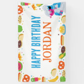 Banderoles Anniversaire du camion de nourriture de Sesame Str (Vertical)