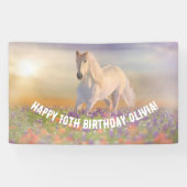 Banderoles Anniversaire du cheval (Horizontal)