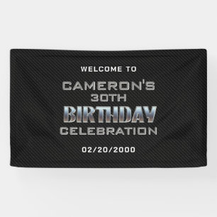 Banderoles Anniversaire du garçon masculin