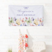 Banderoles Anniversaire du papillon pourpre (En situation)