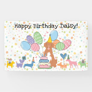 Banderoles Anniversaire du Retriever à Tolling de Nouvelle-Éc