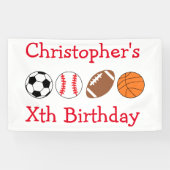 Banderoles Anniversaire du sport (Horizontal)