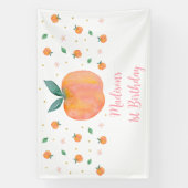 Banderoles Anniversaire d'une pêche douce (Verticale)