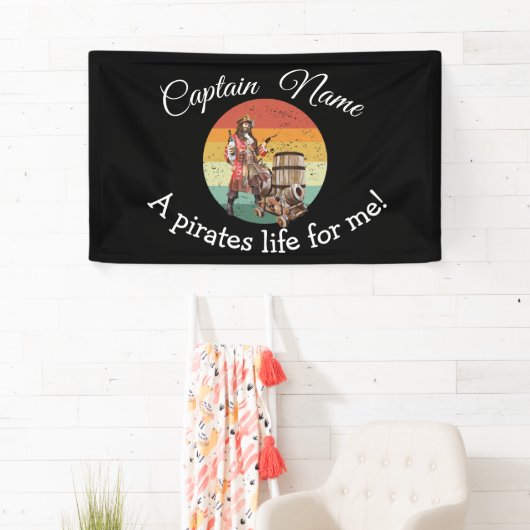 Banderoles Anniversaire Extraordinaire À Thème Pirate (En situation)