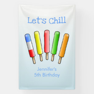 Banderoles Anniversaire Let's Chill