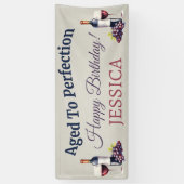 Banderoles Anniversaire Moderne Simple Élégant (Vertical)